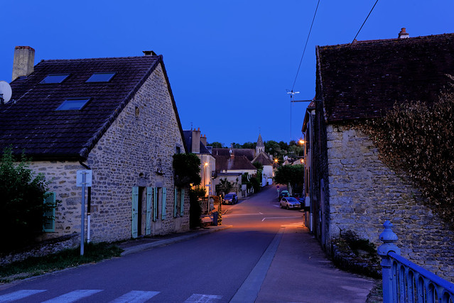 Petit village le soir