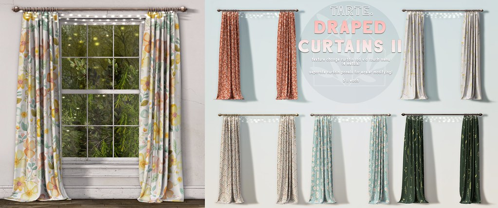 tarte. draped curtains II @ tarte. mainstore for The Saturday Sale