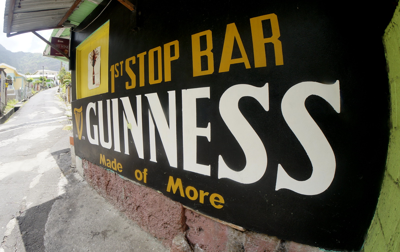 Guinness Sign in Dominica