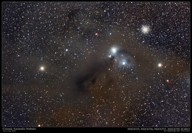 Corona Australis Nebula Region