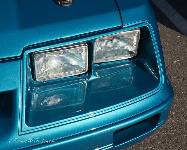 Metallic Blue Mustang—'80s Style