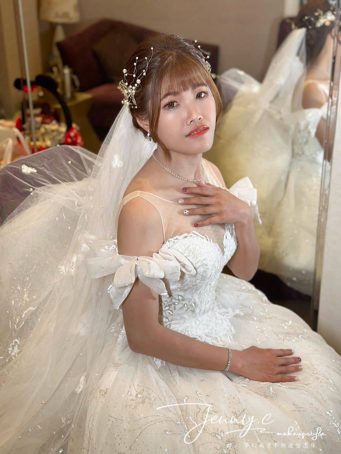 【新秘蓁妮】bride 微棻 結婚造型 / 韓系氣質公主