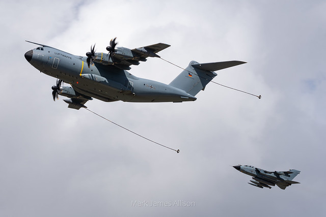 Luftwaffe A400M and Tornado Air To Air Refueling