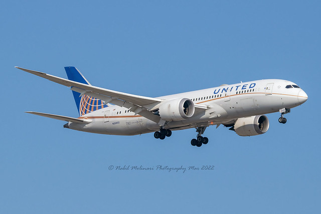 United Airlines N26902 Boeing 787-8 Dreamliner cn/34822-50 