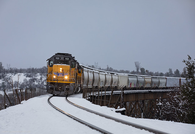 Snow Day at the Redding Trestle