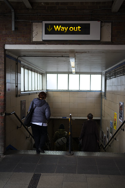 Way Out, London Subway Trainstation