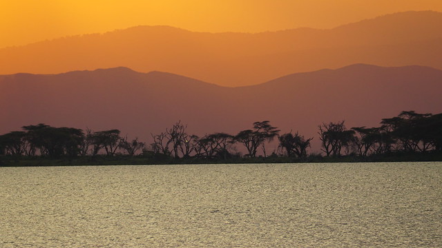 6.30 pm Sunset @ Lake Naivasha - Kenya