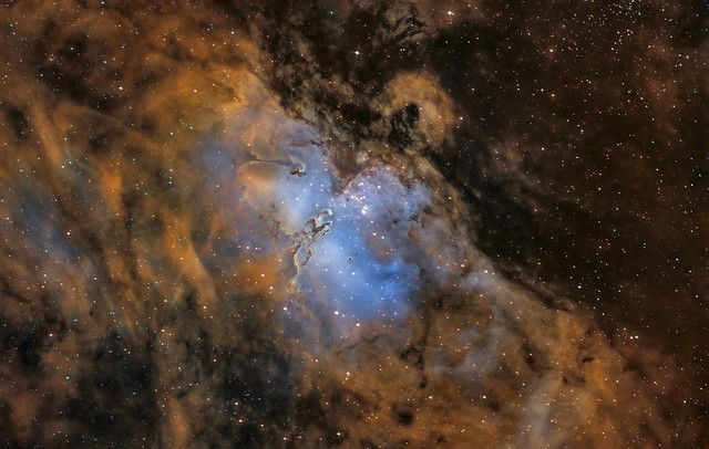 Eagle nebula with the Pillars of Creation