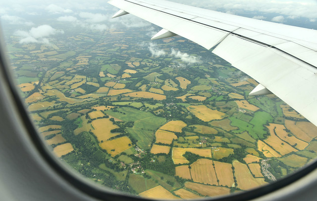 Approaching, Gatwick airport, England