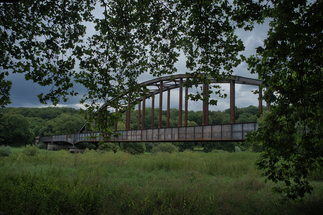 Eisenbahnbrücke bei Corvey