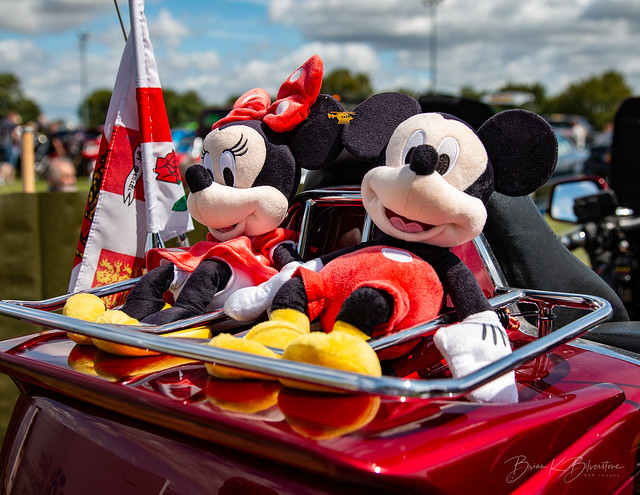 Minnie and Mickey on a Trike