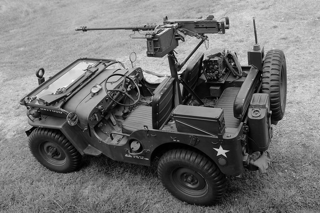 US Army Jeeps, M 38  jeep, AN/GRC  7 radio system.