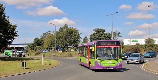 SN16 OGK, Ipswich Buses ADL Enviro 104, Anglia Retail Park, 26th. July 2023.