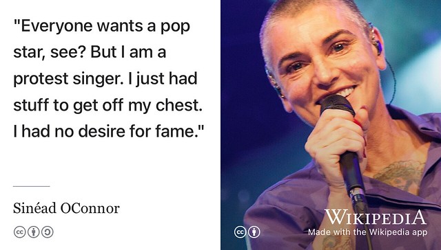 RIP Sinéad O'Connor (1966-2023) Singer and activist 🇮🇪