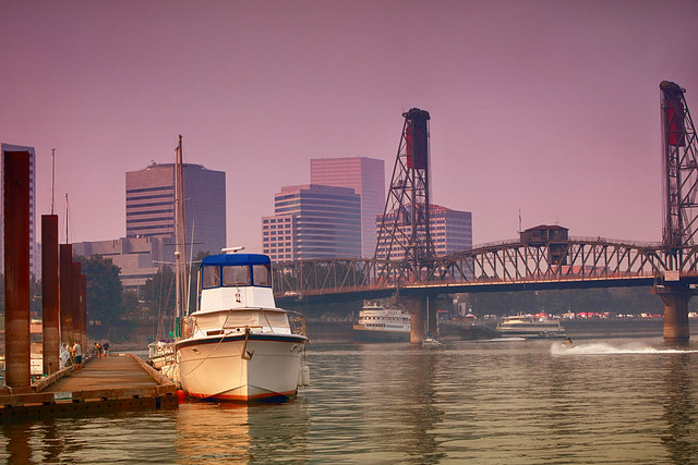 Boating On The Willamette River
