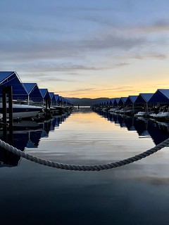 Dusk at the dock