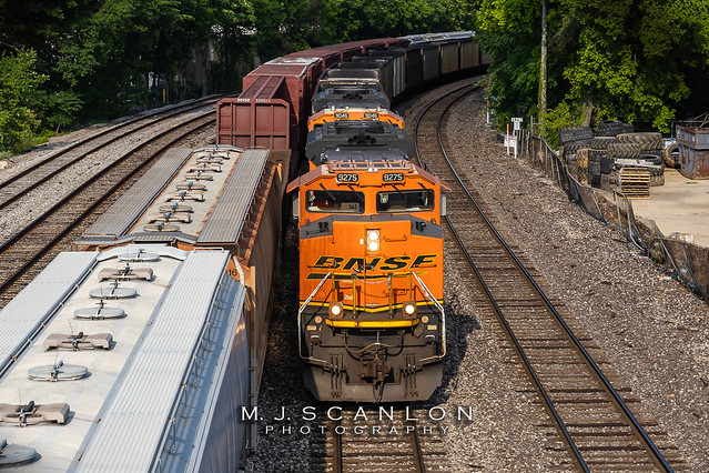 BNSF 9275 | EMD SD70ACe | BNSF Thayer South Subdivision