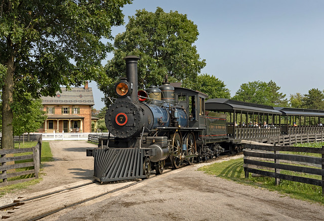 D&LN 7 Crossing the Road at Firestone Farm