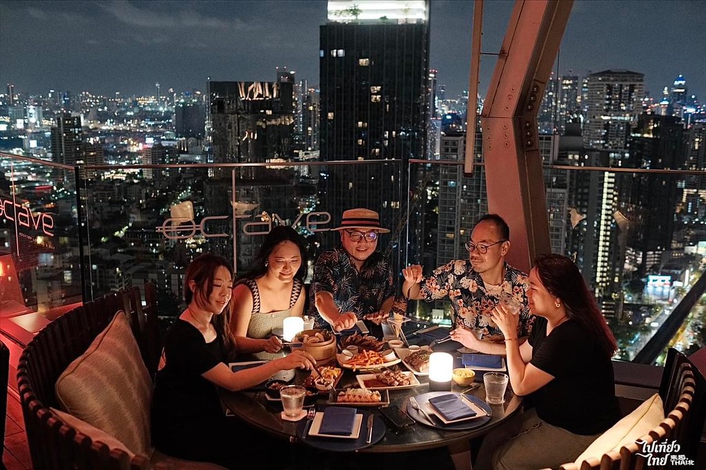 曼谷360度絕美無死角的高空酒吧與餐廳-【Octave Rooftop Lounge & Bar】