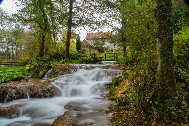 House and river in croatia