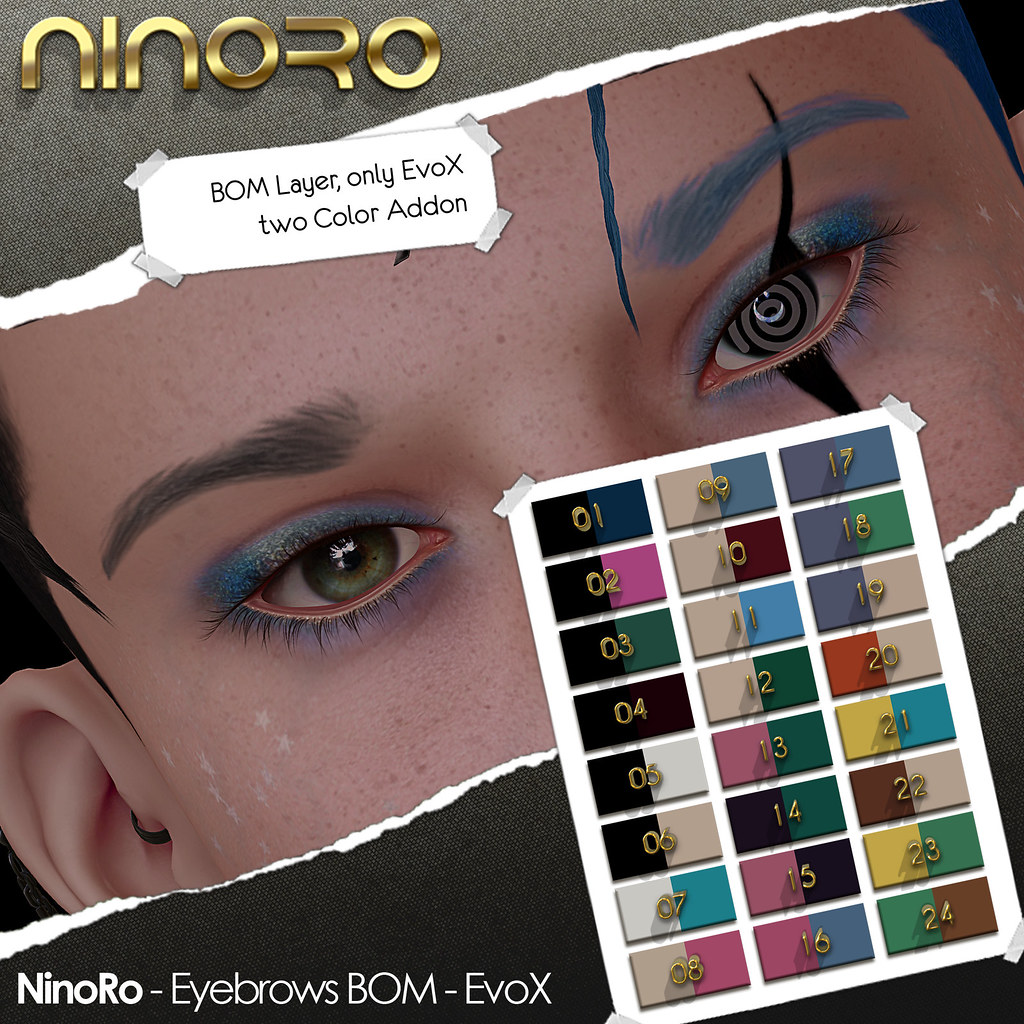 NinoRo – Eyebrows BOM – EvoX