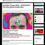 Phoenix Remix interview with The Marvelous Snake Boy