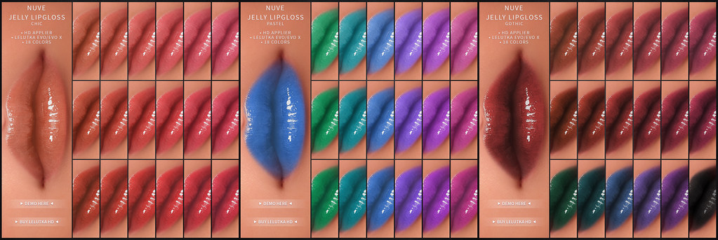 Jelly Lipgloss – Lelutka Evo/Evo X HD applier