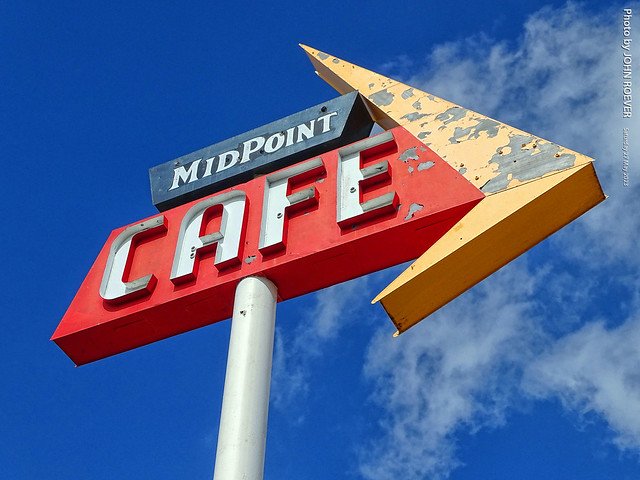 MidPoint Cafe sign, 27 May 2023