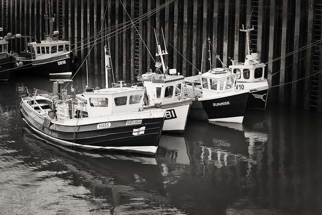 Fishing Boats, Scarborough Harbour, Scarborough,England.