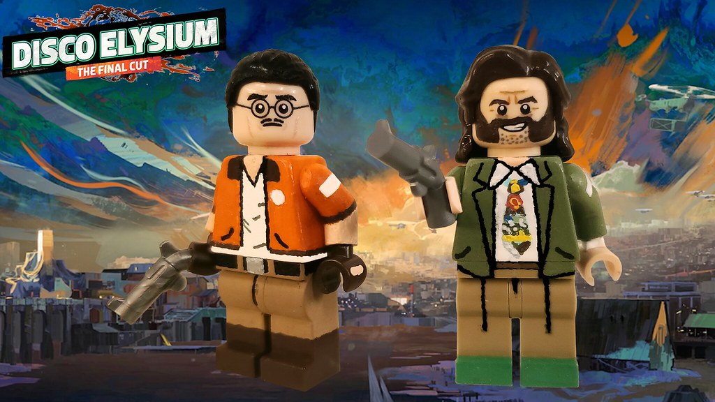 Custom Lego Disco Elysium: Kim Kitsuragi and Harry Du Bois