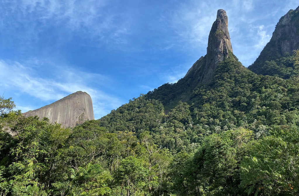 The God's Finger Peak, Serra dos Órgãos ('Organs Range') National Park, Guapimirim and Teresópolis, Rio de Janeiro State, Brazil.