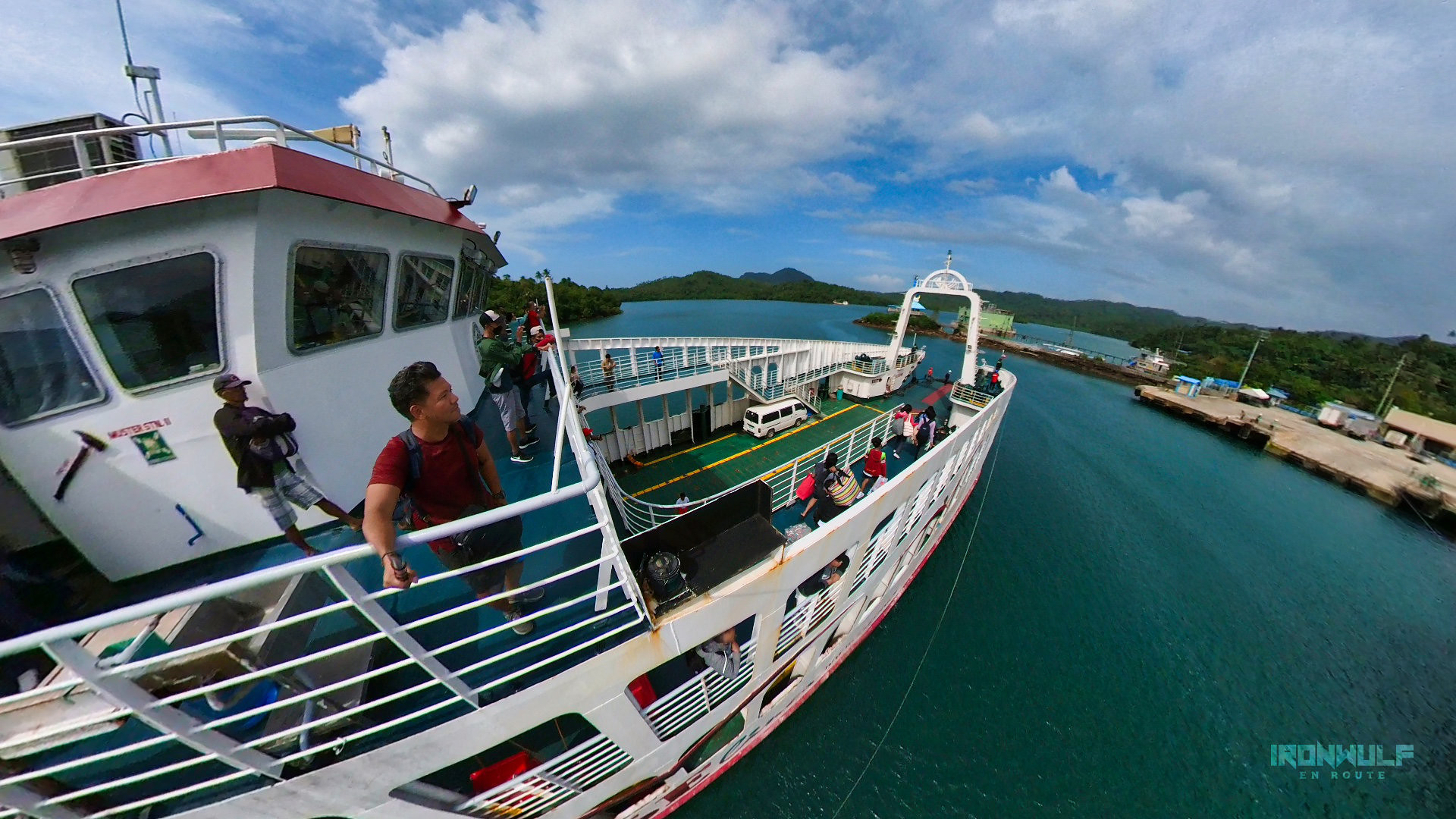 Ferry in Balanacan Port