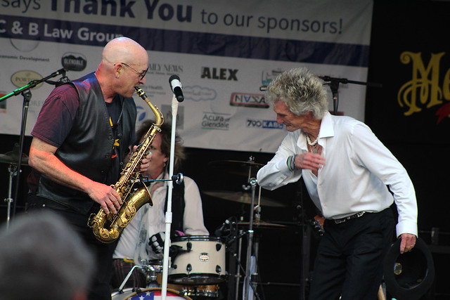 Rod Bowing to the Saxophonist...