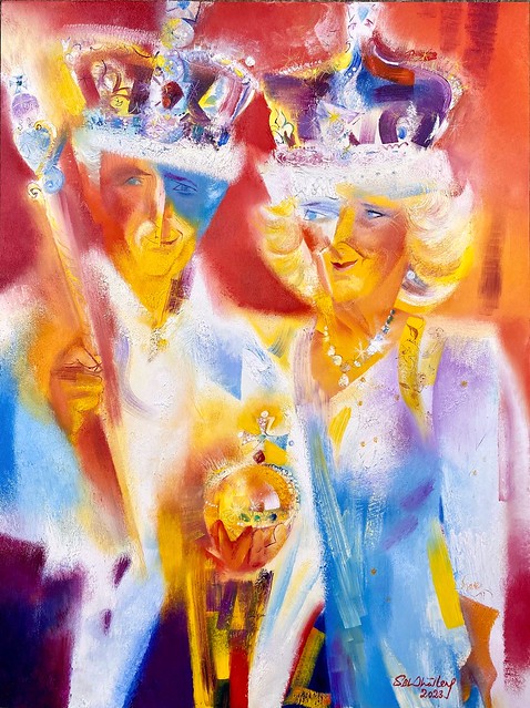 HM King Charles III and HM Queen Camilla - Coronation. 2023 by Stephen B. Whatley