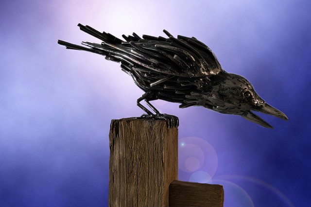 Crow Sculpture