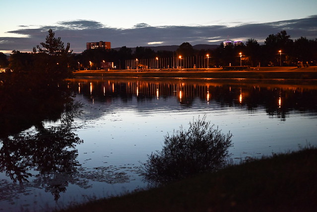 Evening at Lake Jarun, Zagreb