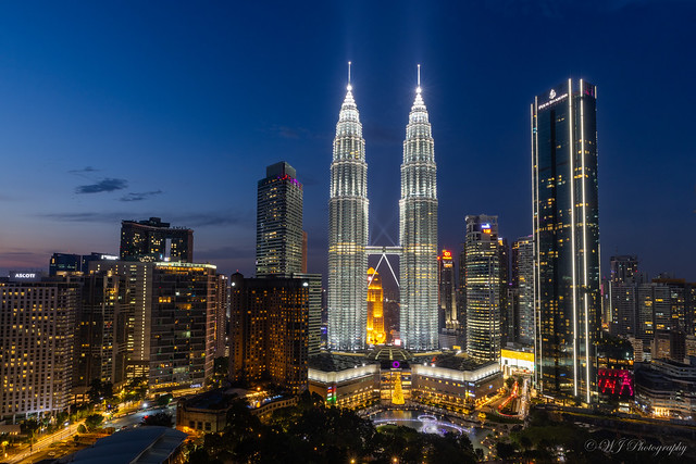 The Petronas Twin Towers, Kuala Lumpur