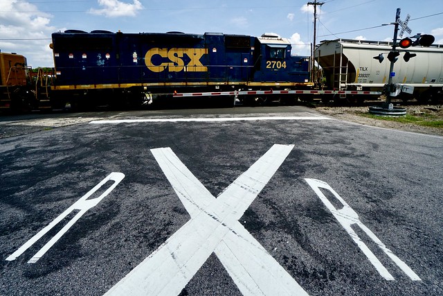 CSX 2739 Leads the Local in Henderson, NC
