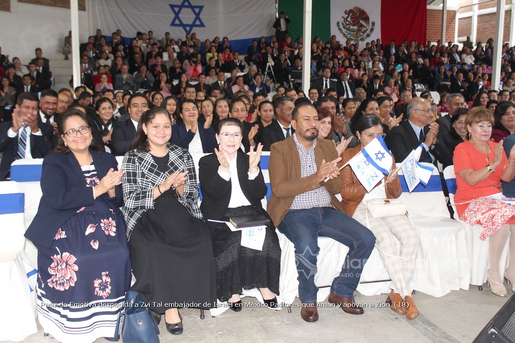 Paaz da Emotiva despedida a Zvi Tal embajador de Israel en México Pastores que Aman y apoyan a Zion  (18)