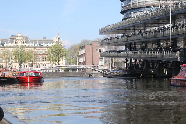 Boat trip in Amsterdam, Holland.
