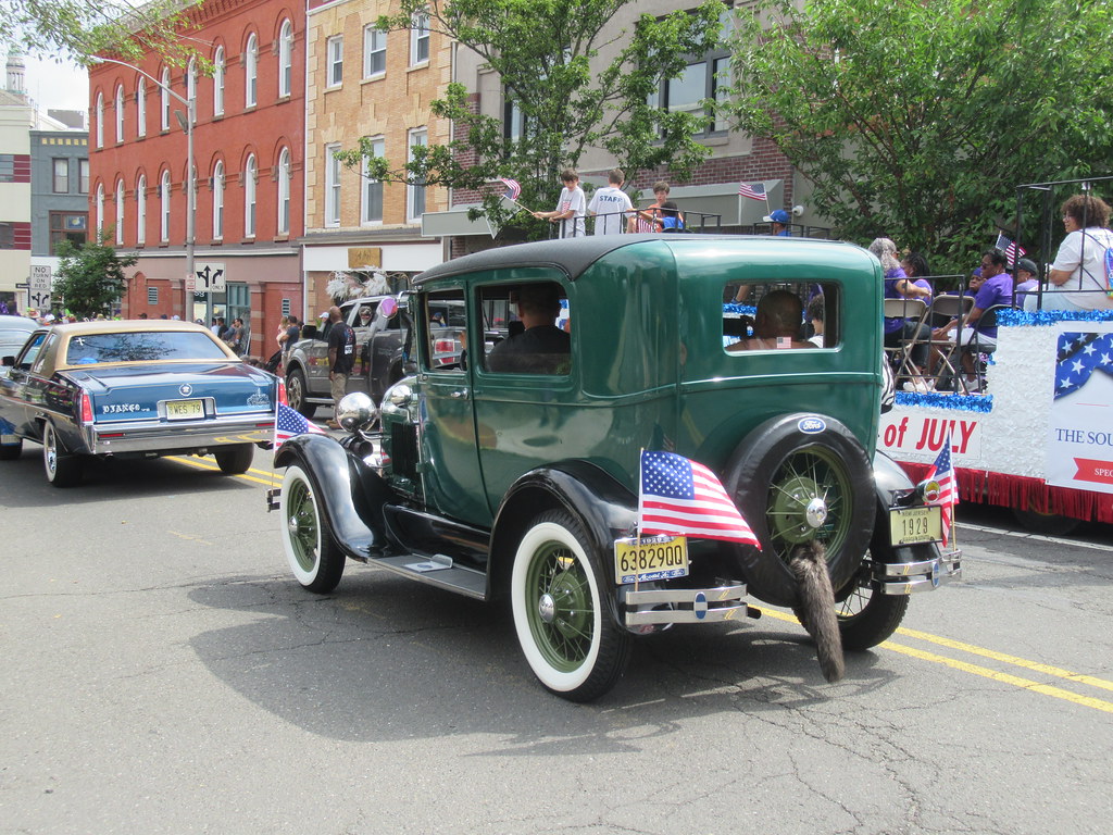 Green Ford Model A (Reprise), 2023 Independence Day Parade, Montclair, NJ