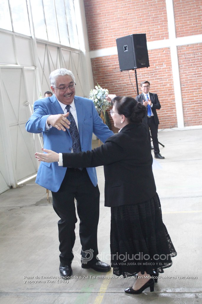 Paaz da Emotiva despedida a Zvi Tal embajador de Israel en México Pastores que Aman y apoyan a Zion  (143)