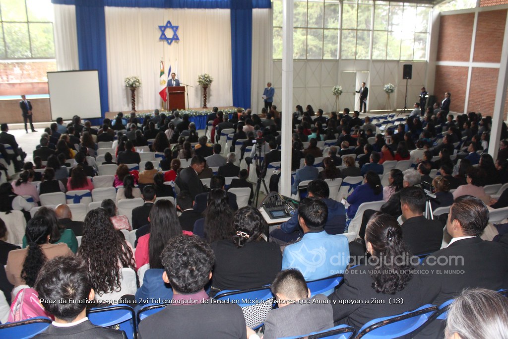 Paaz da Emotiva despedida a Zvi Tal embajador de Israel en México Pastores que Aman y apoyan a Zion  (13)