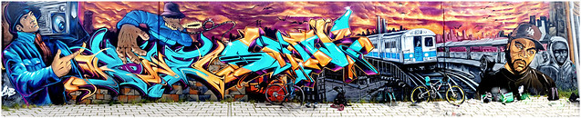 Graffiti  MOS 2022 in Mainz-Kastel