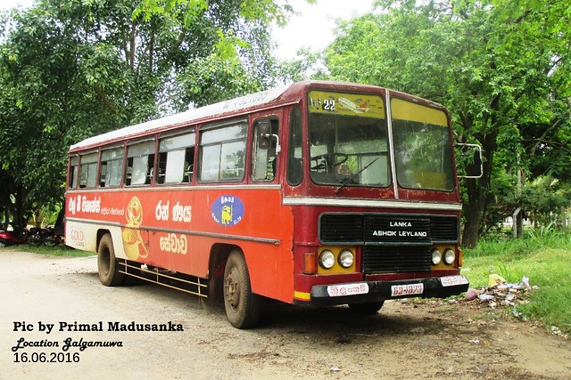 62-1873 Galgamuwa Depot Ashok Leyland - Viking 193 B type Bus at  Galgamuwa in 16.06.2016