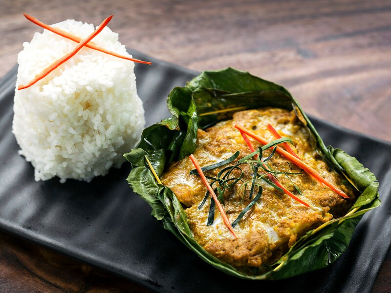 Reasons to visit Cambodia - Traditional Cambodian Khmer Fish Amok Curry