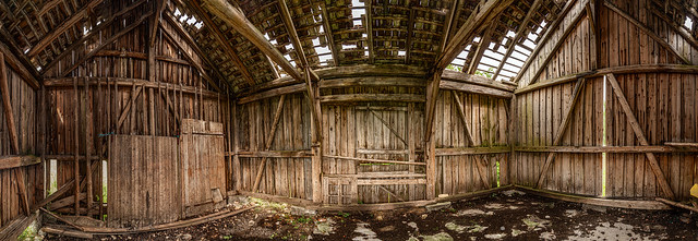 Abandoned field barn, Bavaria