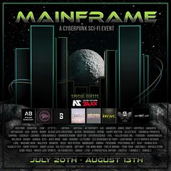 Mainframe Event is Open! - Designer Poster - July 2023