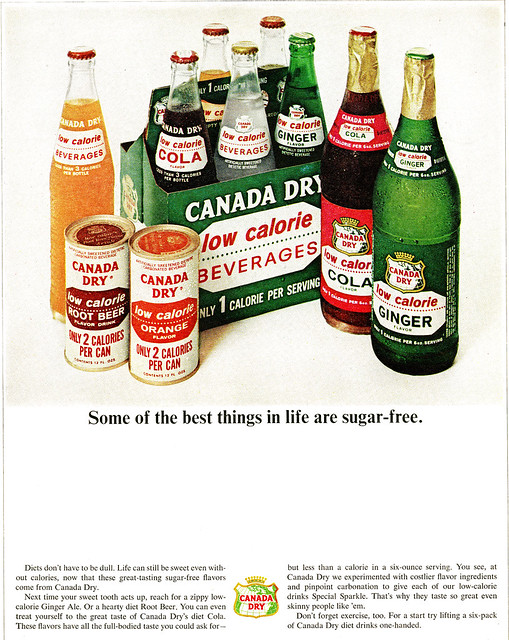 Canada Dry low calorie beverages