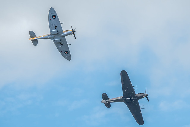 Spitfire and Hurricane